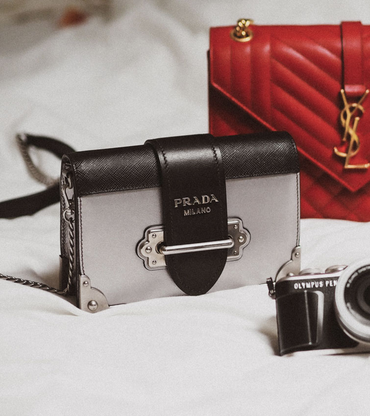 Prada und YSL Second Hand Luxus Taschen